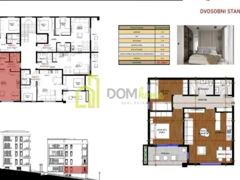 Prodaja, dvosoban stan, 67m², Gorica C, Podgorica - image 4
