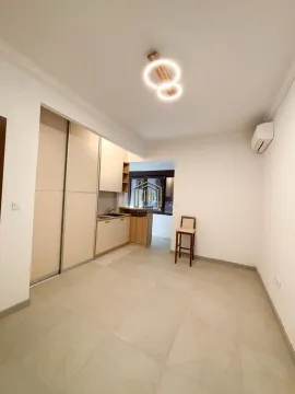 Small kitchen with built-in units and a wardrobe within the room. - image 3