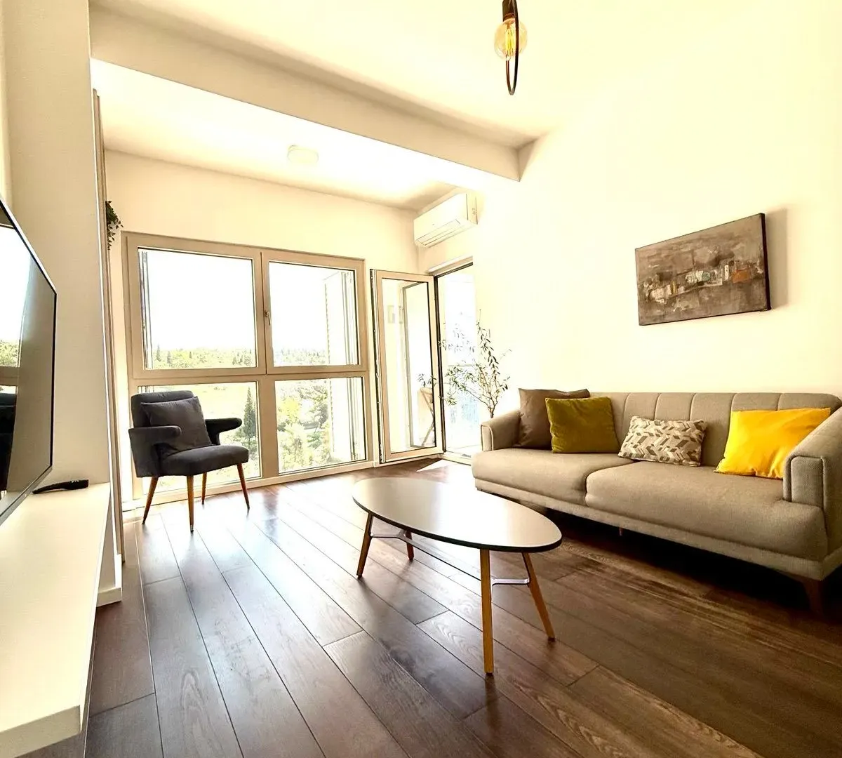 Rent, one bedroom apartment, 48m², Vezirov Most, Podgorica