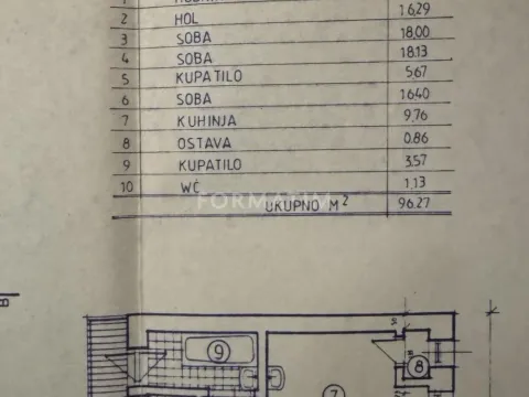 Sale, three bedroom apartment, 95m², Vračar Centar, Vračar Sve Podlokacije - image 15