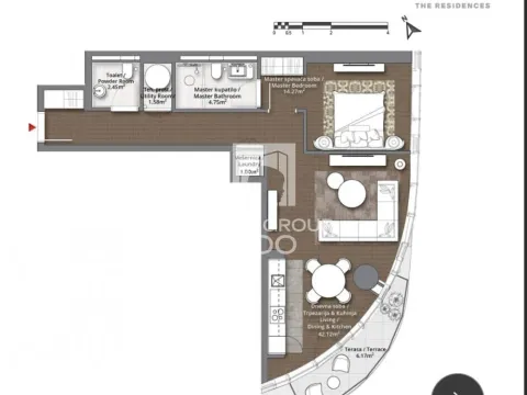 Prodaja, dvosoban stan, 72m², Savski Venac, Beograd - image 3