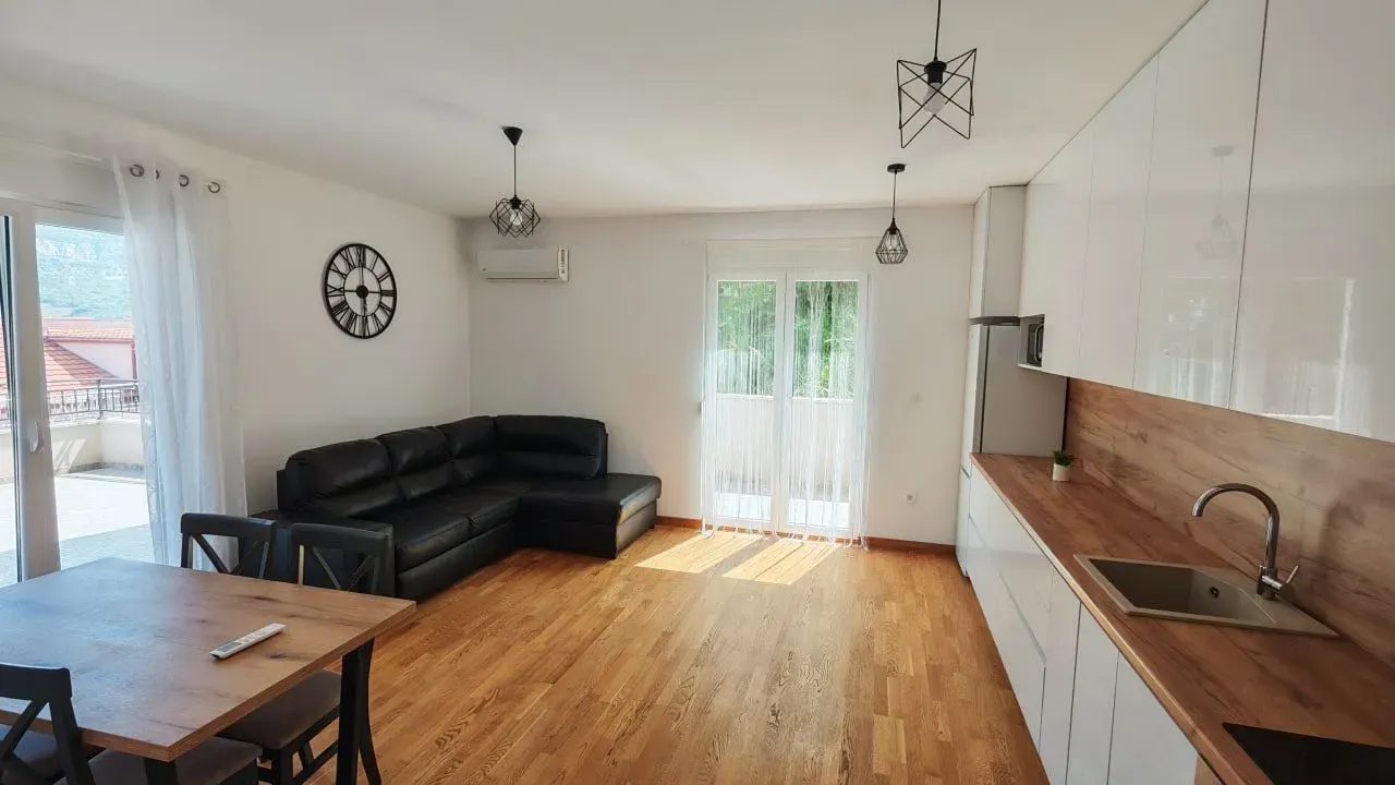 Rent, one bedroom apartment, 48m², Bijeli Do, Budva