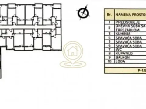 Sale, four bedroom apartment, 77m², Pantelej, Niš - image 3