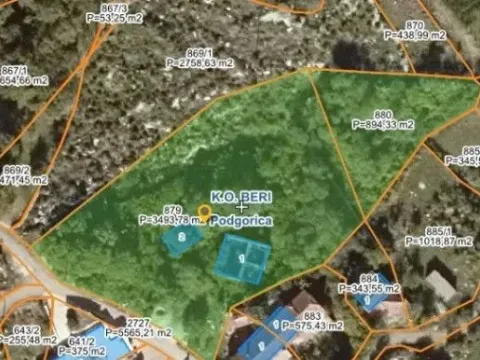 Sale, land lot, 4500m², Beri, Podgorica - image 2