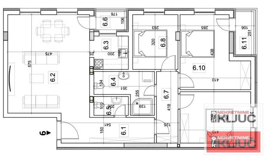Prodaja, četvorosoban stan, 91m², Telep, Novi Sad Sve Podlokacije