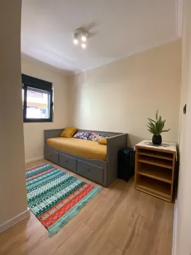 Small bedroom with a pull-out bed and a window. - image 16