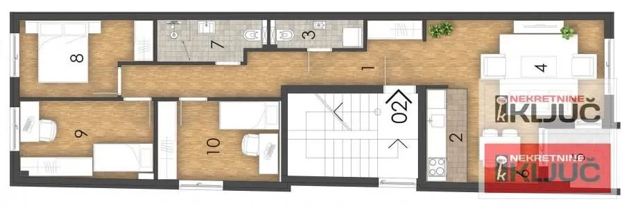 Prodaja, četvorosoban stan, 80m², Telep, Novi Sad Sve Podlokacije