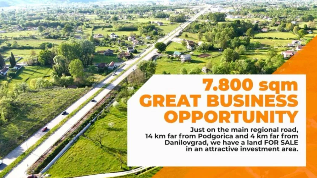 Prodaja, plac, 7800m², Danilovgrad, Crna Gora
