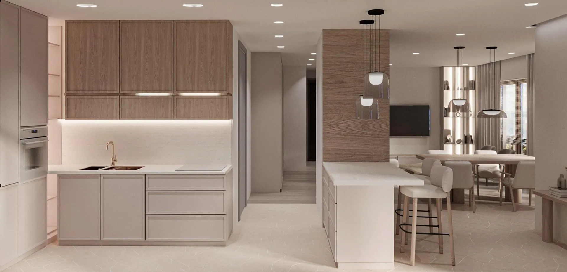 Prodaja, jednosoban stan, 44m², Marići, Tivat