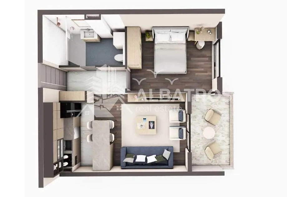 Sale, two bedroom apartment, 75m², Centar, Bar