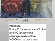 Sale, two bedroom apartment, 47m², Podgorica, Crna Gora - image 3