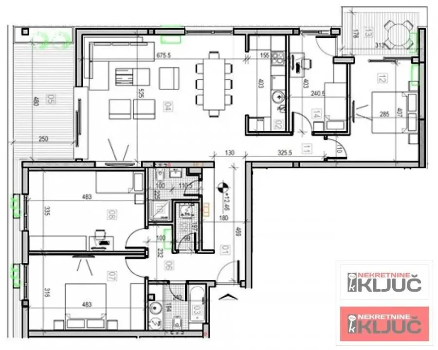 Prodaja, stan, 141m², Sremska Kamenica, Petrovaradin