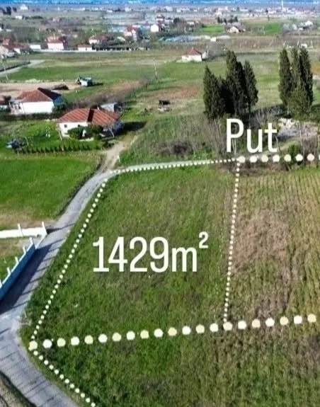 Sale, land lot, 1429m², Zeta, Podgorica