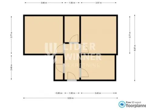 Prodaja, dvosoban stan, 107m², Uciteljsko Naselje, Zvezdara Sve Podlokacije - image 16