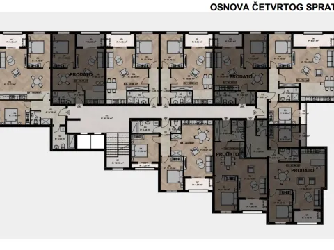 Sale, one bedroom apartment, 52m², Ilino, Bar - image 12