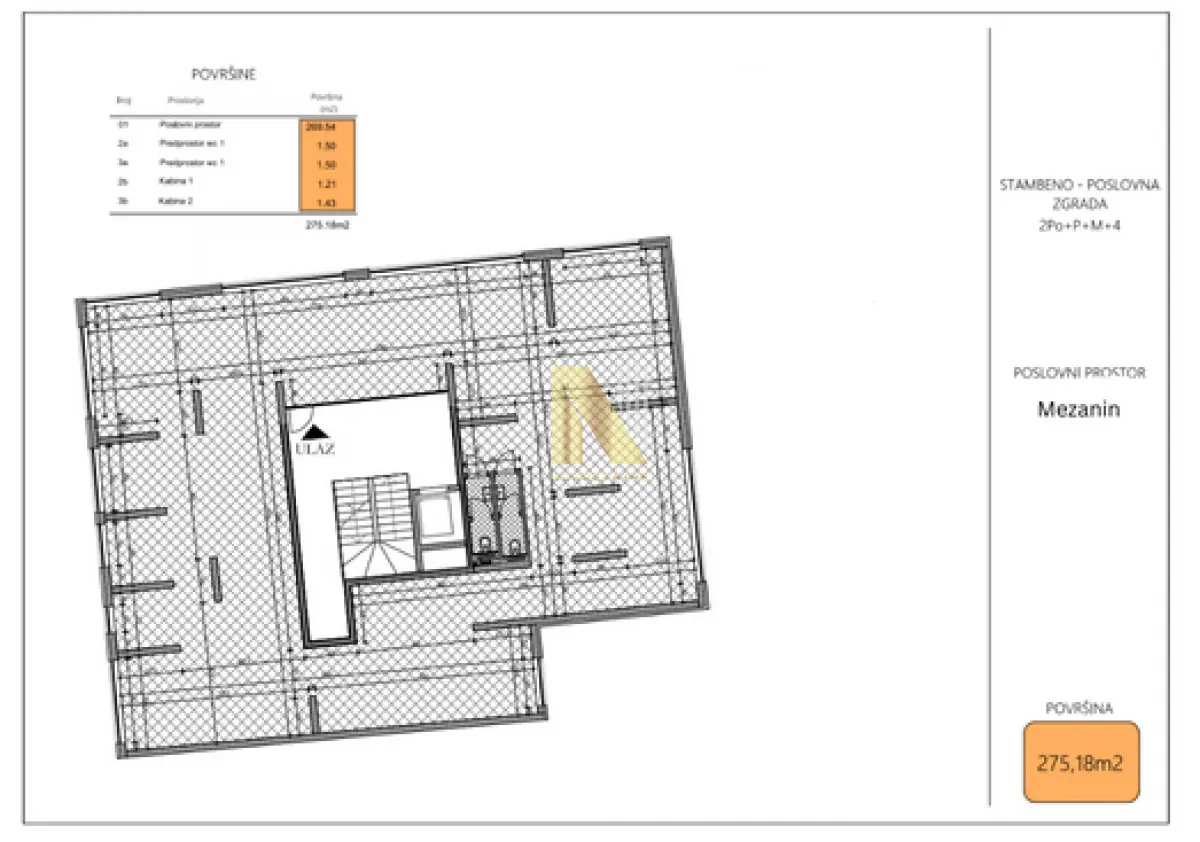 Sale, office space, 802m², Salajka, Novi Sad Sve Podlokacije