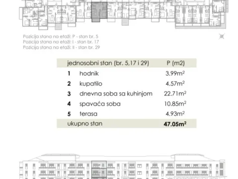 Prodaja, jednosoban stan, 47m², Donja Gorica, Podgorica - image 3