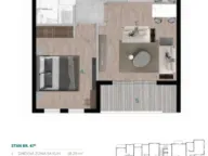 Sale, one bedroom apartment, 43m², Bjeliši, Bar - image 1