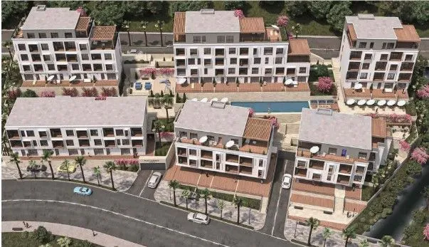 Sale, one bedroom apartment, 58m², Tivat, Crna Gora