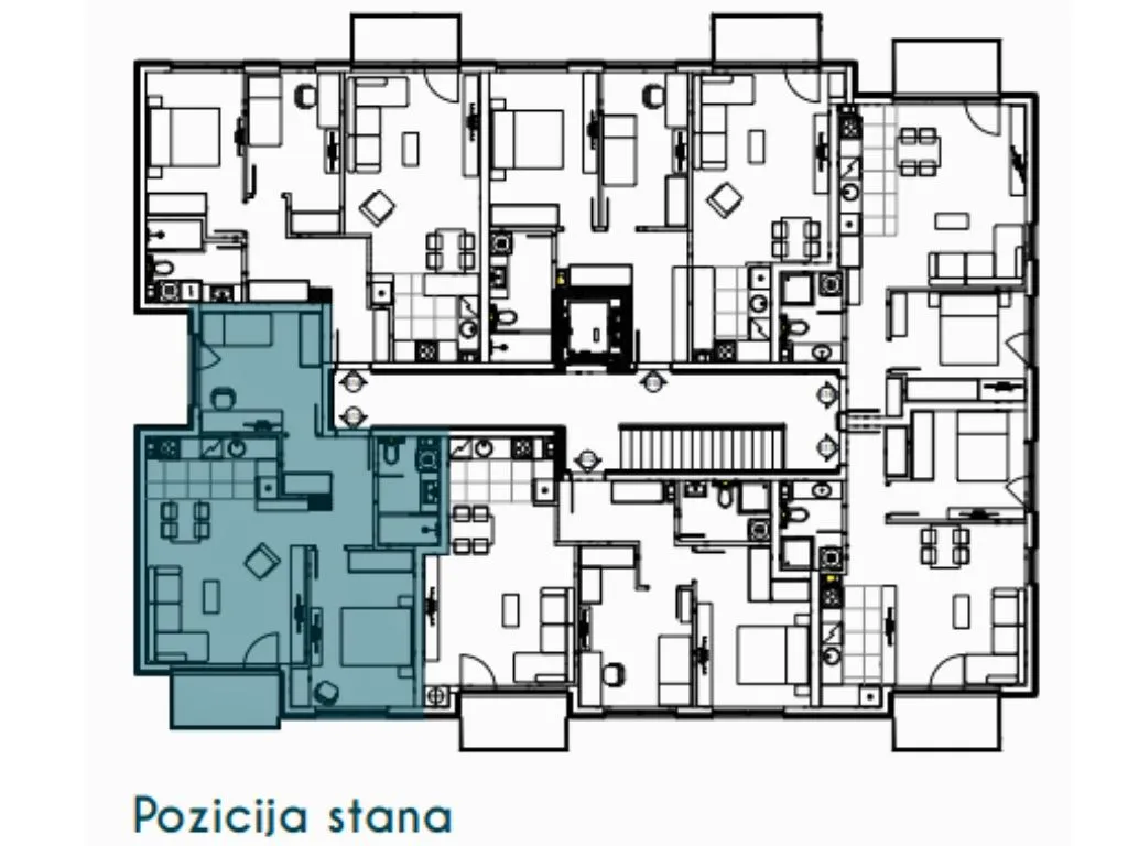 Sale, three bedroom apartment, 67m², Altina, Beograd