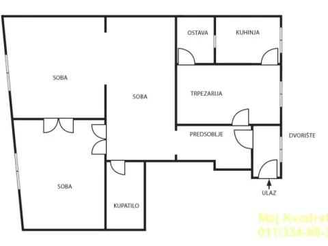 Izdavanje, trosoban stan, 92m², Neimar, Vračar Sve Podlokacije - image 17