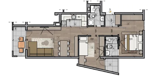 Prodaja, trosoban stan, 65m², Medijana, Niš