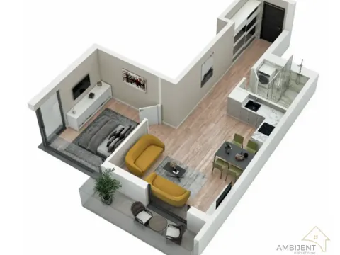 Prodaja, dvosoban stan, 51m2, Centar, Beograd
