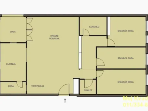 Sale, four bedroom apartment, 83m², Cerak Vinogradi, Beograd - image 15