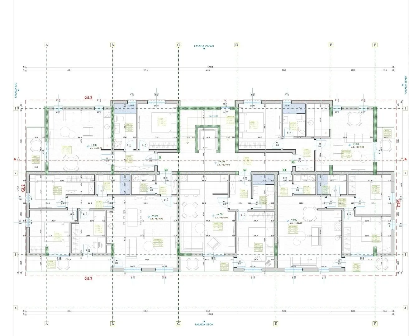 Sale, one bedroom apartment, 51m², Centar, Nikšić