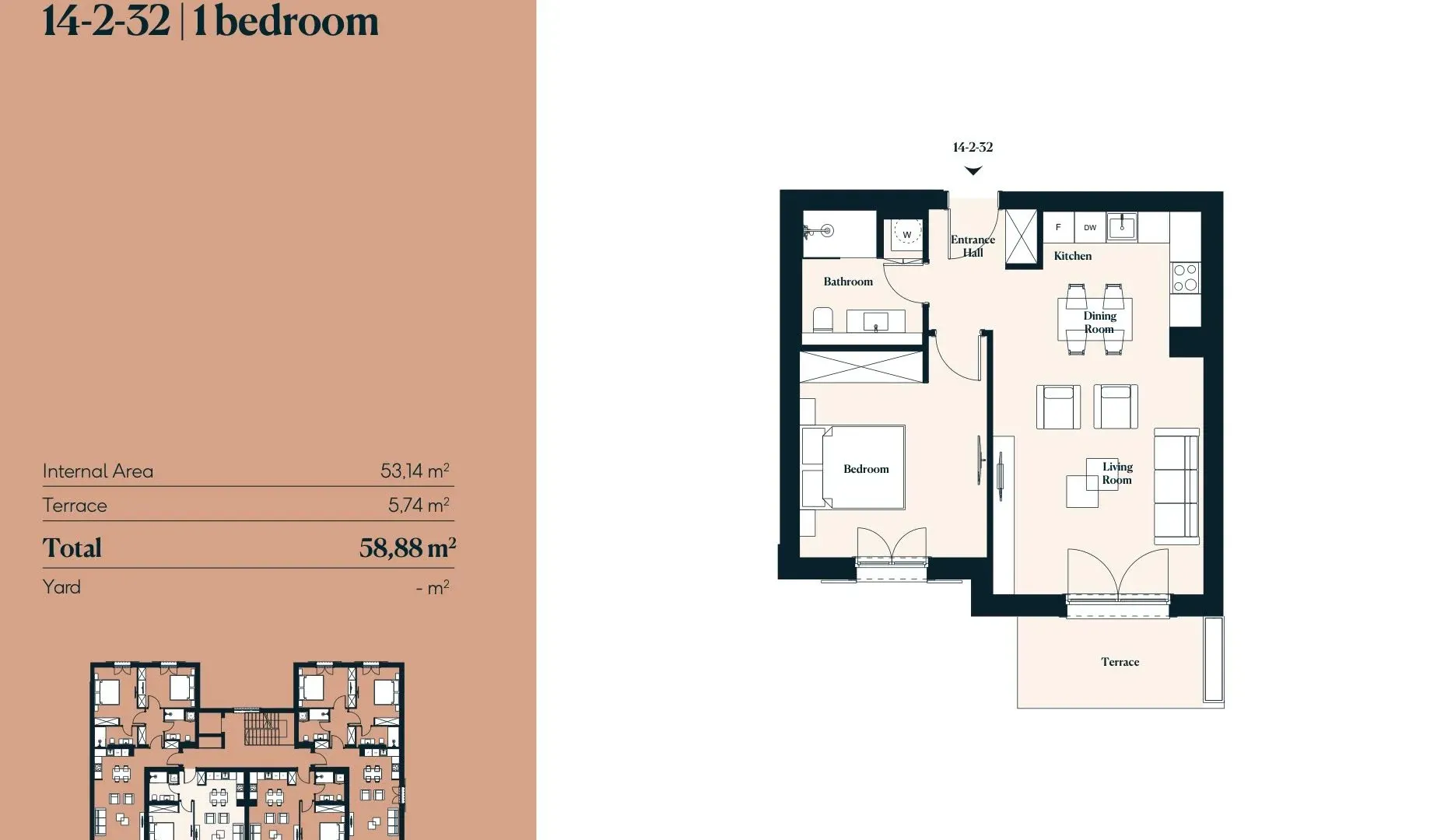 Prodaja, stan, 58m², Tivat, Crna Gora