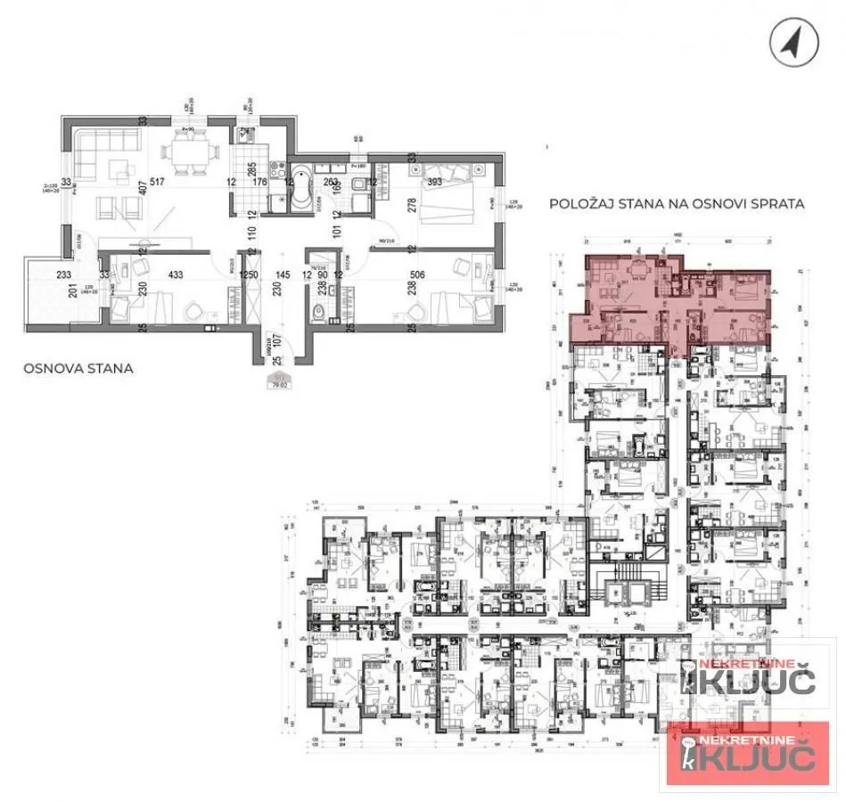 Sale, three bedroom apartment, 81m², Bulevar patrijarha Pavla, Novi Sad Sve Podlokacije