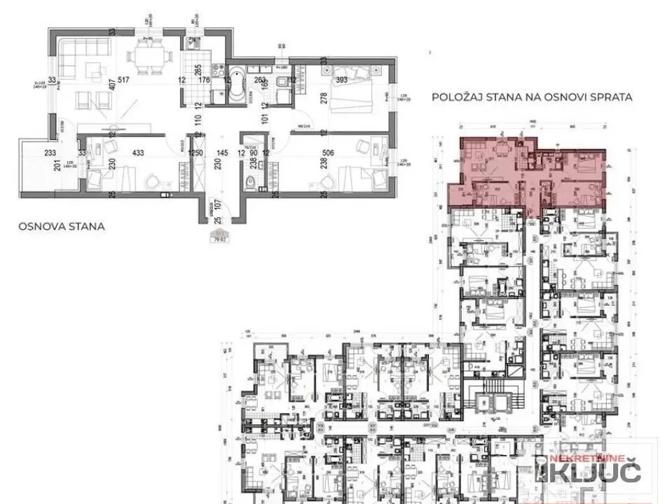 Sale, three bedroom apartment, 81m², Bulevar patrijarha Pavla, Novi Sad Sve Podlokacije