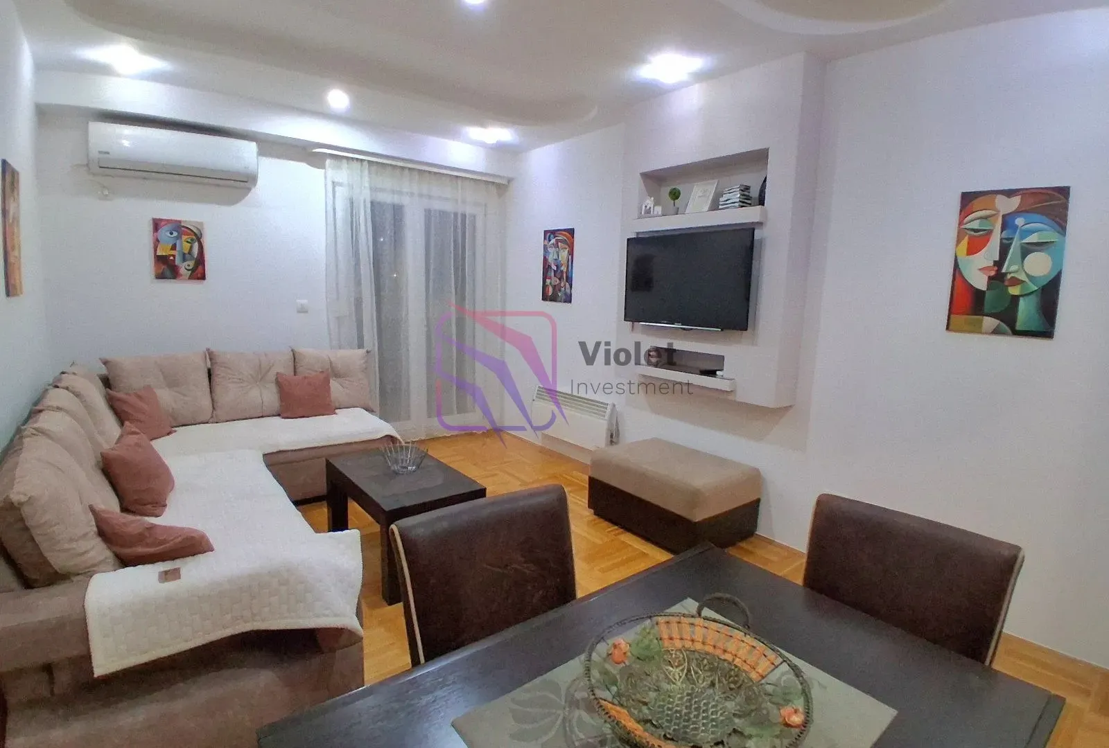 Rent, two bedroom apartment, 74m², Pobrežje, Podgorica