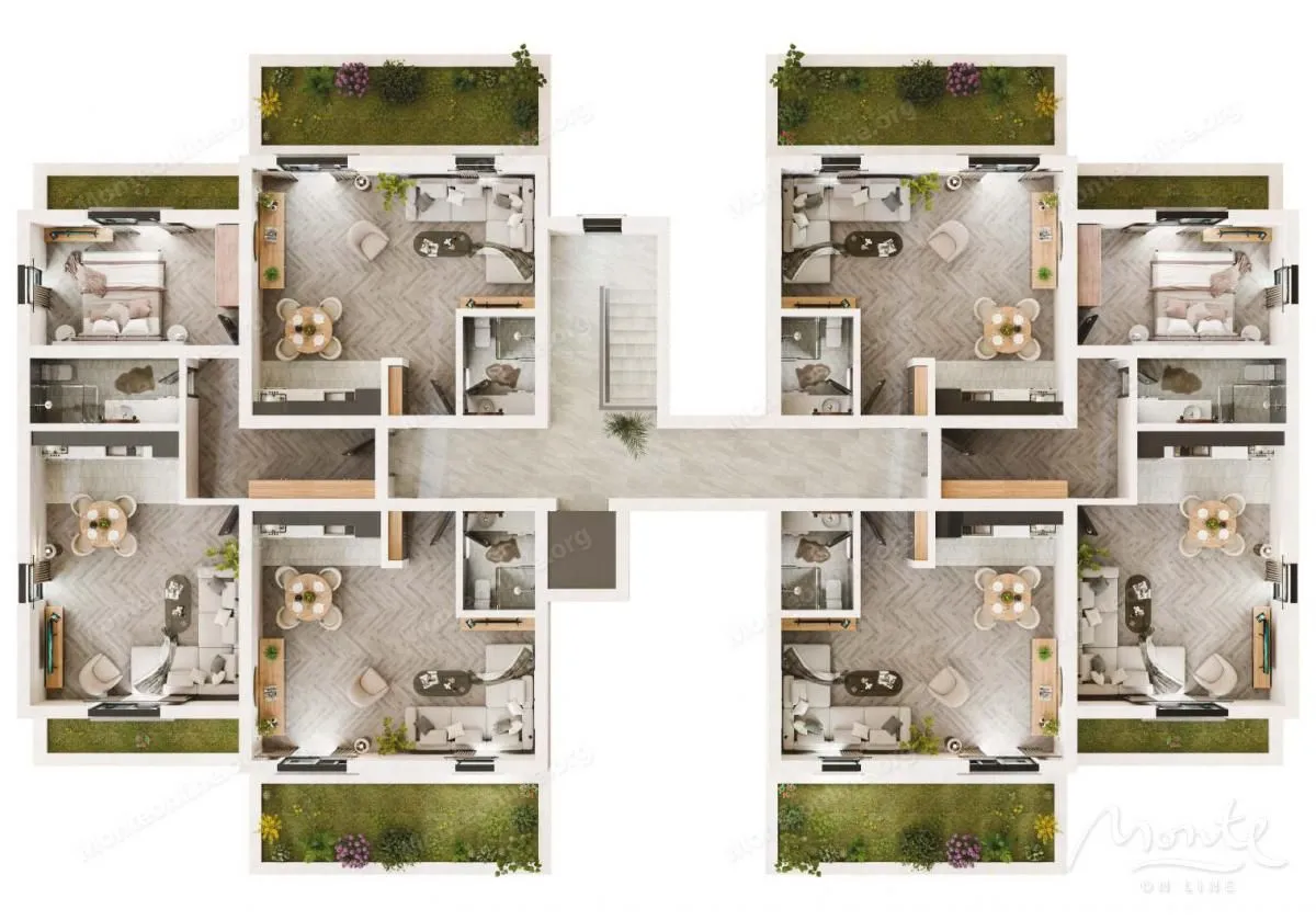 Sale, two bedroom apartment, 66m², Radanovići, Kotor