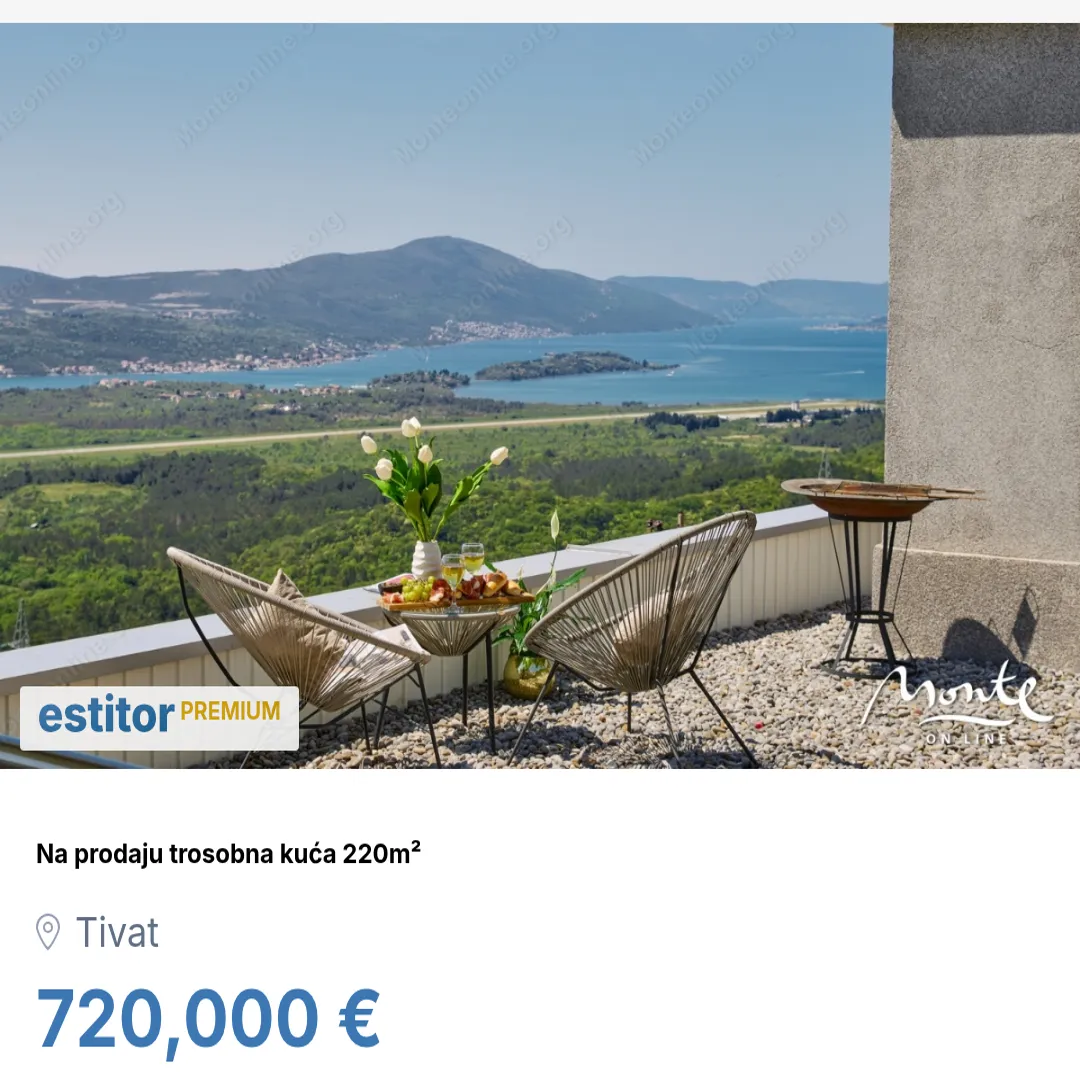 Prodaja, kuća, 220m², Tivat, Crna Gora