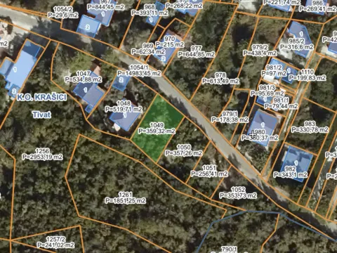 Prodaja, plac, 359m², Krašići, Tivat - image 1