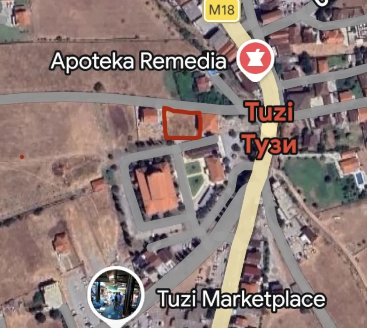 Prodaja, plac, 1000m², Tuzi, Podgorica