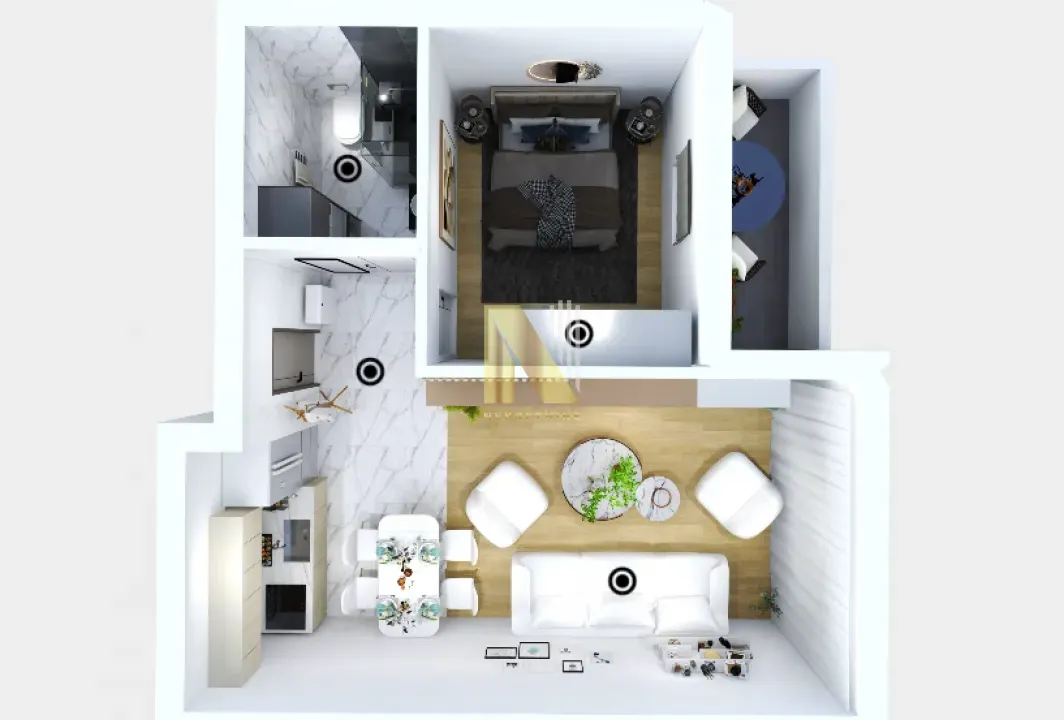 Prodaja, jednosoban stan, 43m², Adice, Novi Sad Sve Podlokacije