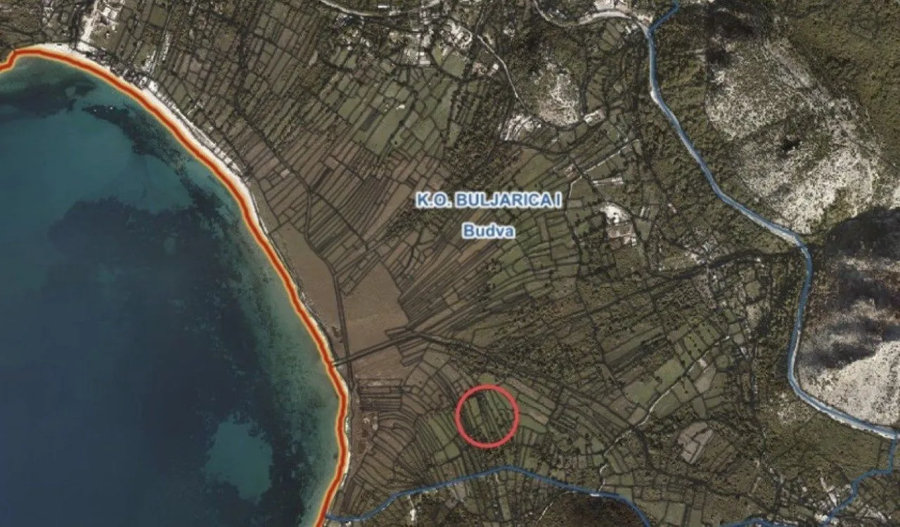 Prodaja, plac, 3282m², Buljarica, Budva