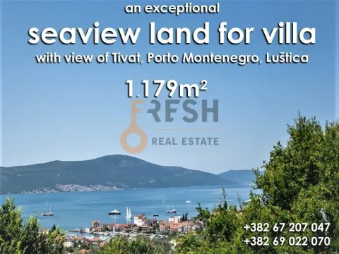 Prodaja, plac, 1179m², Tivat, Crna Gora - image 1