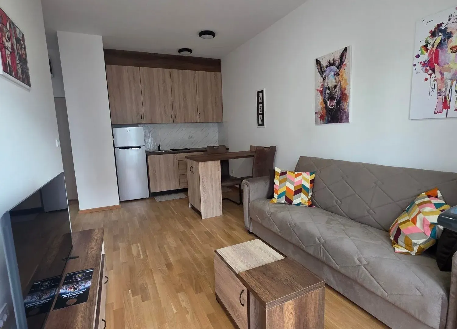 Rent, one bedroom apartment, 37m², Zabjelo, Podgorica