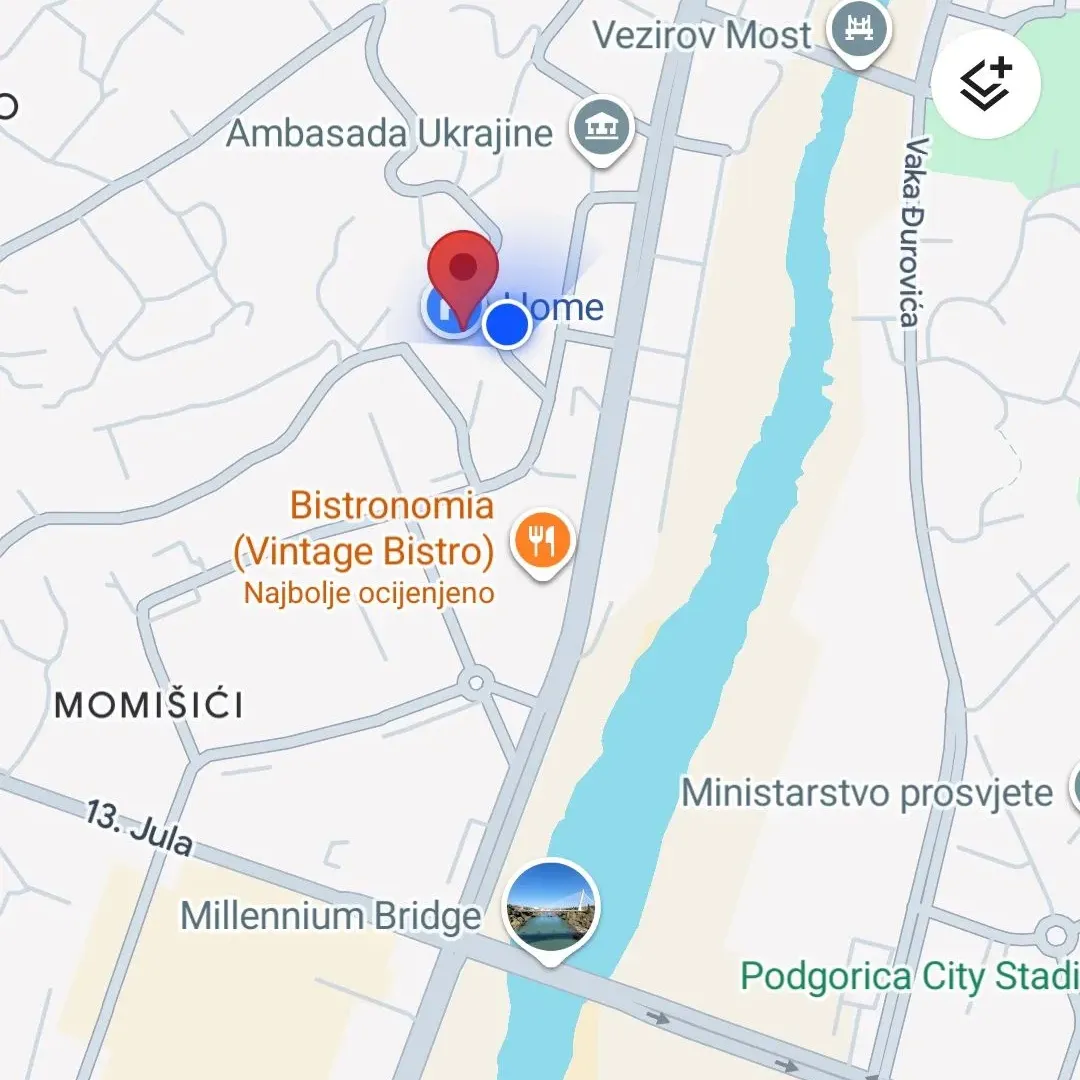 Rent, one bedroom apartment, 35m², Momišići, Podgorica
