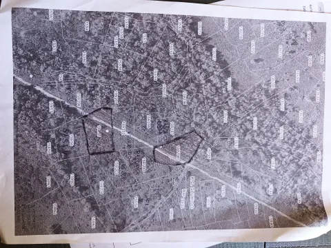 Katastarski plan sa označenim parcelama zemljišta. - image 2