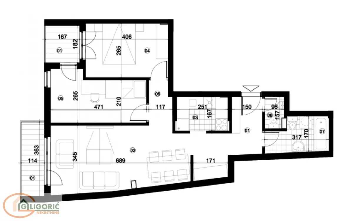 Prodaja, dvosoban stan, 69m², Pančevo, Srbija