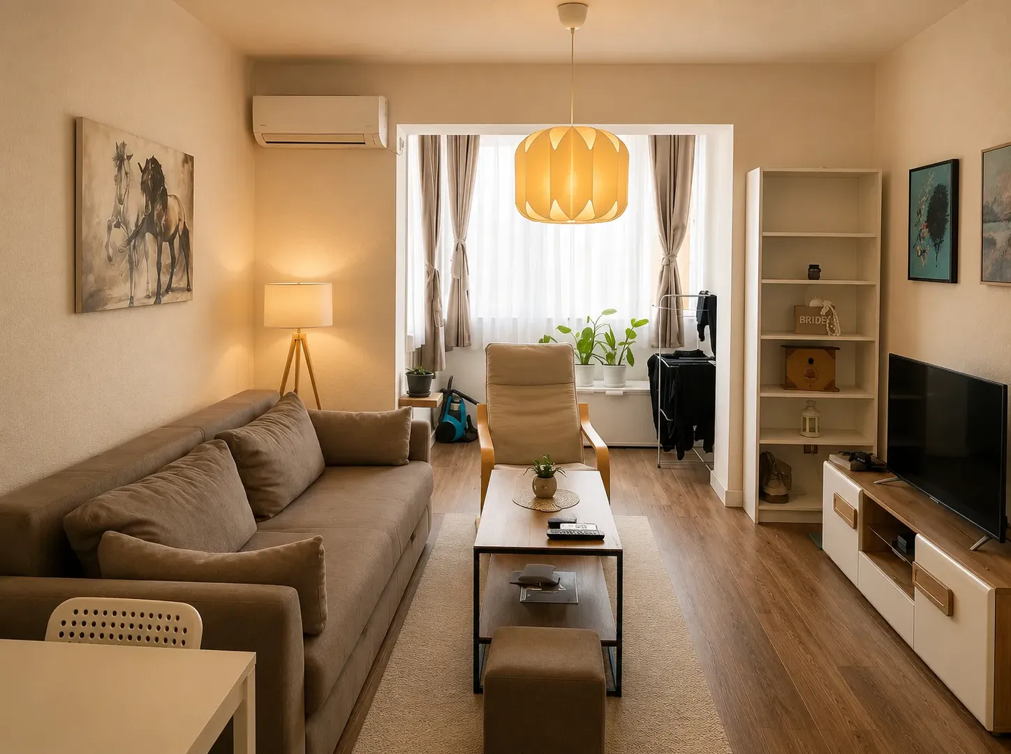Izdavanje, jednosoban stan, 45m², Preko Morače, Podgorica