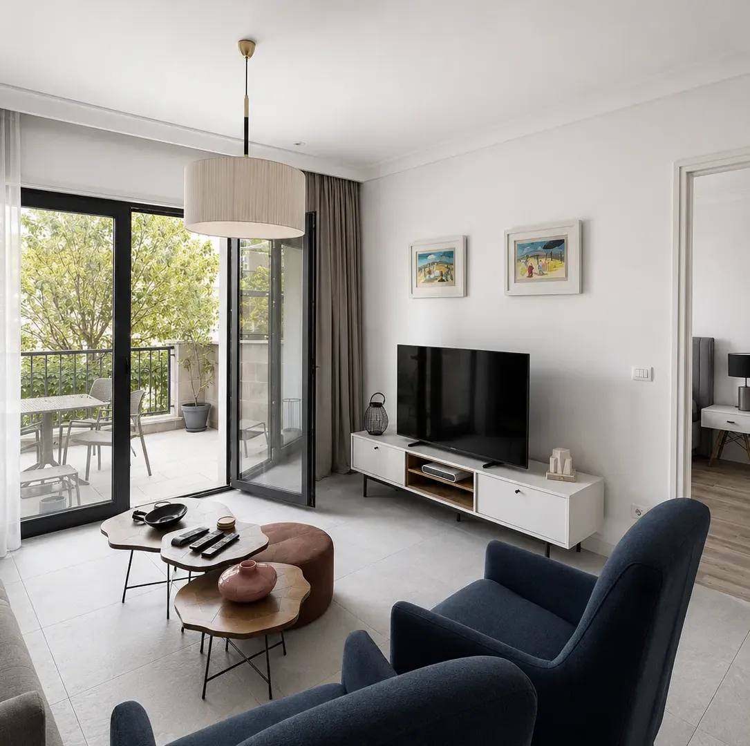 Rent, one bedroom apartment, 60m², Luštica Bay, Tivat