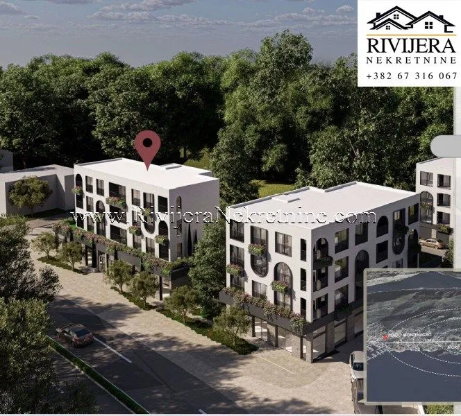 Prodaja, dvosoban stan, 64m², Kava, Tivat