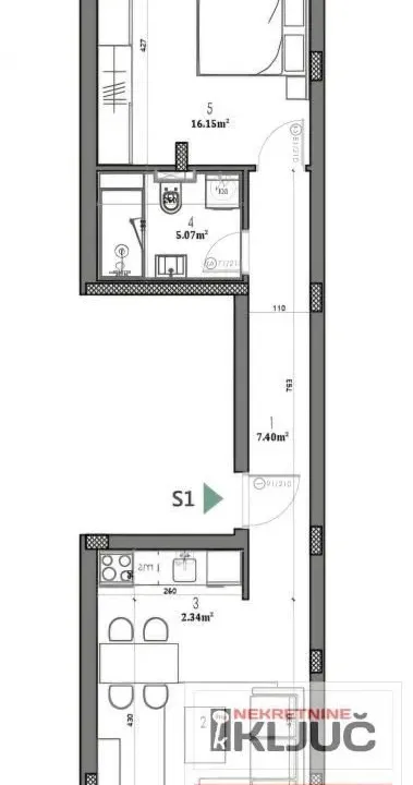 Prodaja, dvosoban stan, 46m², Telep, Novi Sad Sve Podlokacije