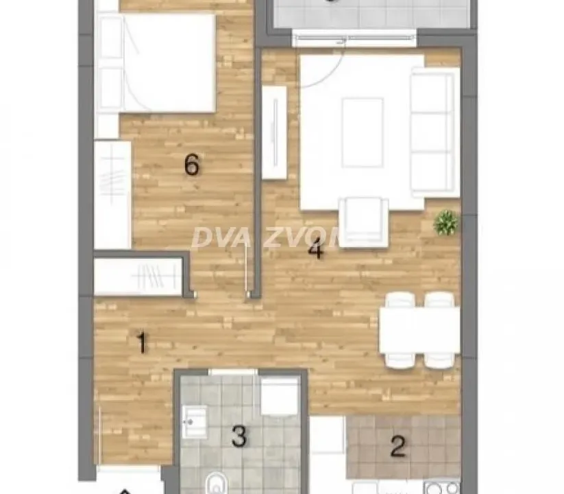 Sale, two bedroom apartment, 47m², Telep, Novi Sad Sve Podlokacije