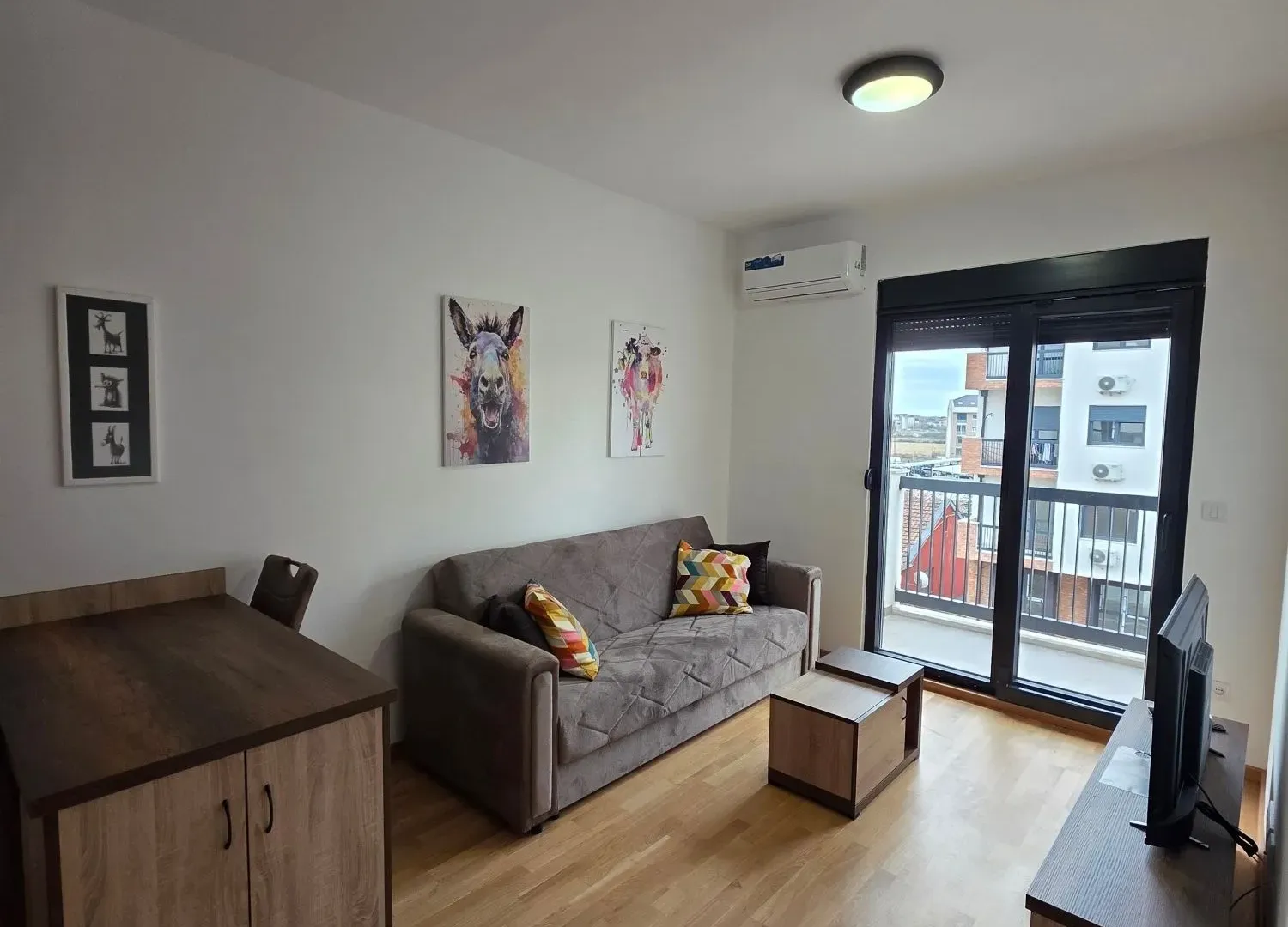 Rent, one bedroom apartment, 37m², Zabjelo, Podgorica